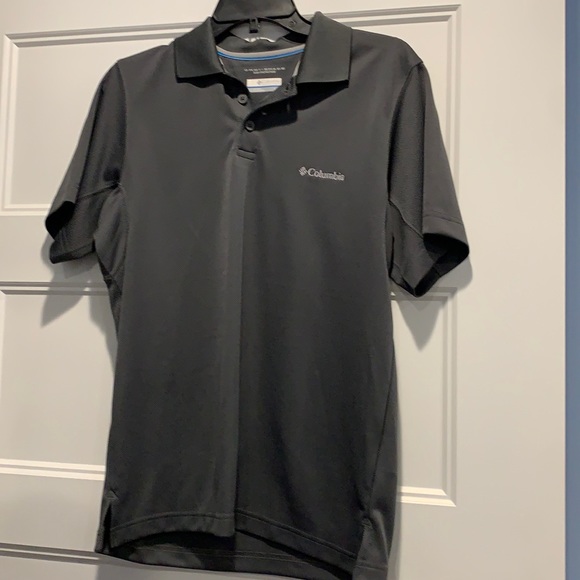 Columbia grey polo short sleeve shirt - Picture 1 of 2